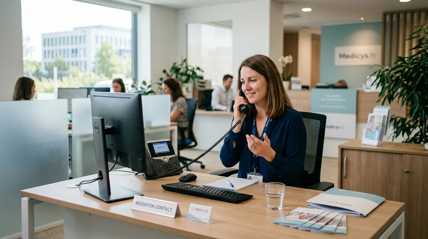 découvrez les modalités de contact du service clients de medicys.fr pour une médiation efficace et rapide.