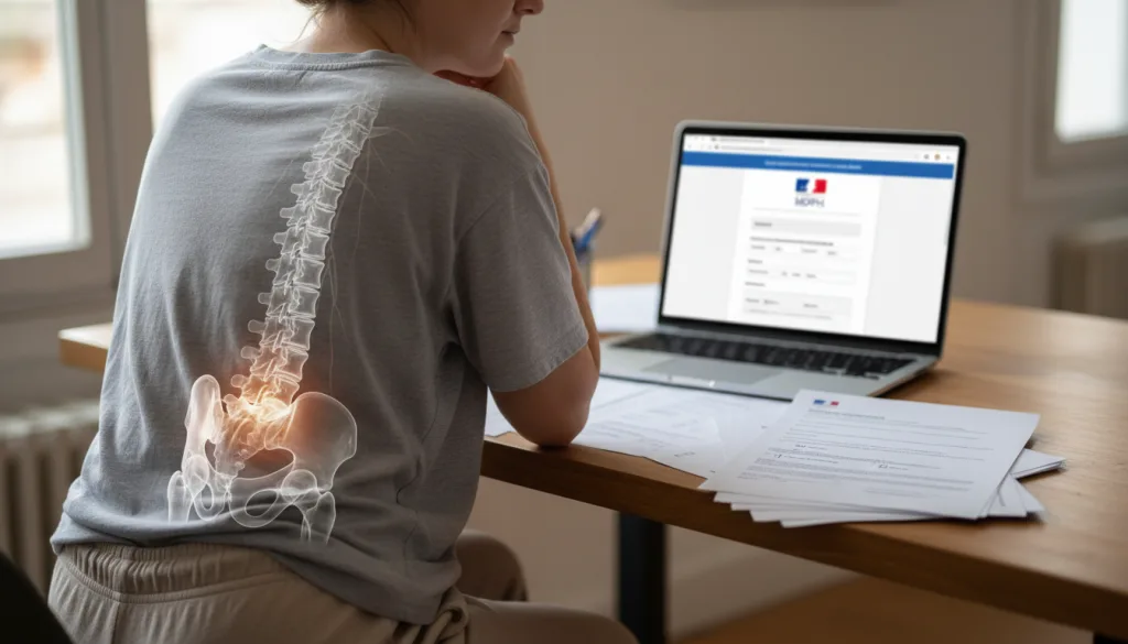 découvrez vos droits et les démarches essentielles à suivre en cas de discopathie l5-s1 pour obtenir une reconnaissance d'invalidité auprès de la mdph.